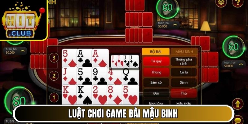 Luật chơi game bài Mậu Binh