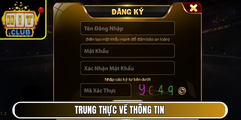 Trung thực về thông tin