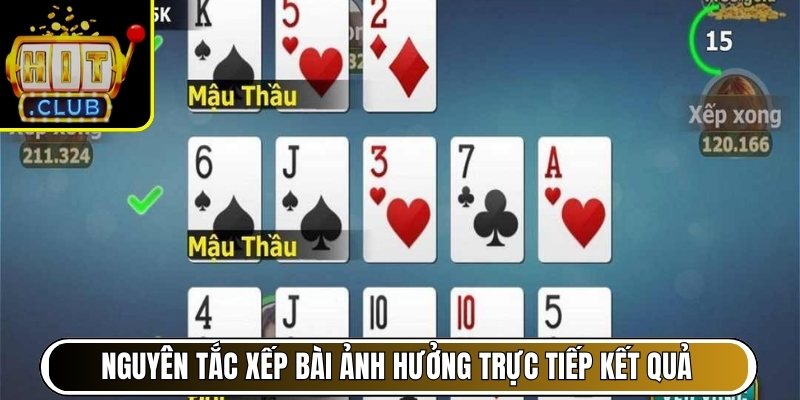 Nguyên tắc xếp bài ảnh hưởng trực tiếp kết quả