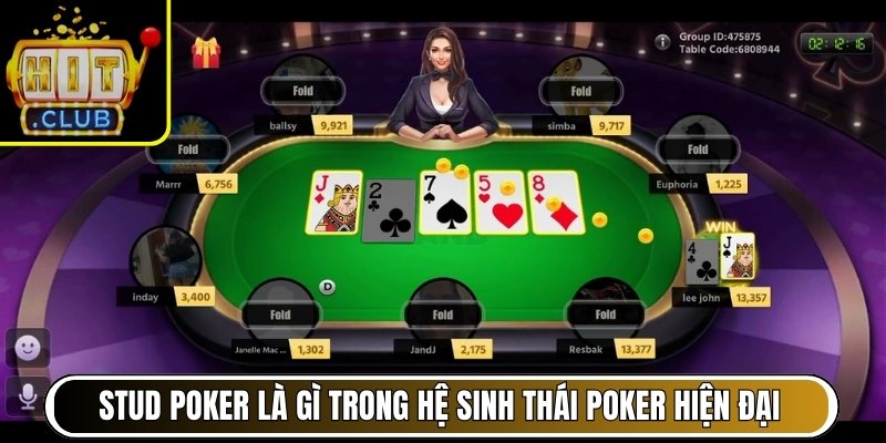 Stud Poker là gì trong hệ sinh thái Poker hiện đại